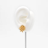 10pcs 18K Plated Brass Weave Earring Components
