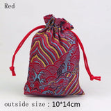 10pcs Wedding Gift Bags Drawstring Ethnic Style Pouches Storage