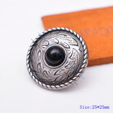 10pcs Silver Concho Screwback for Western Saddle Bridle Bead