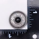 10pcs Silver Concho Screwback for Western Saddle Bridle Bead