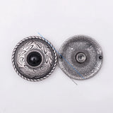 10pcs Silver Concho Screwback for Western Saddle Bridle Bead