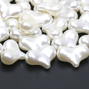 10pcs Big Heart 16x22mm Acrylic Beads Jewelry Making Materials