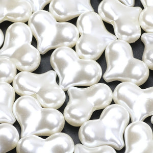 10pcs Big Heart 16x22mm Acrylic Beads Jewelry Making Materials