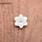 10pcs Mother of Pearl Tulip Shell Flower Beads 6/10mm