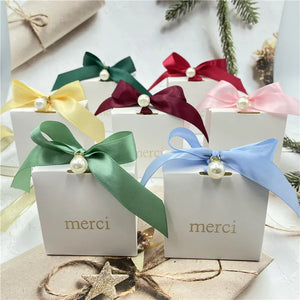 10pcs Small Gift Packaging Boxes Wedding Baby Shower Party Sweet Boxes