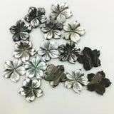 10pcs Mother of Pearl Shell Art Flower Pendant Bead C8313