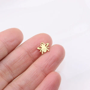 10pcs Stainless Steel High Mini Polish Women Charm Pendant DIY Necklace