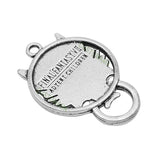 10pcs Tibetan Silver Wolf Head Charms Pendant 40x27mm