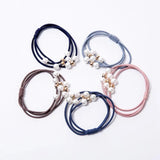 10pcs Women Elastic Hair Ropes Ponytail Holder