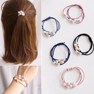 10pcs Women Elastic Hair Ropes Ponytail Holder