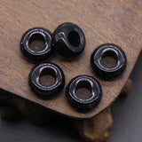 10pcs Yellow Jade Tiger Rose Quartz Aventurine 8*14mm Faceted Roundel Bead