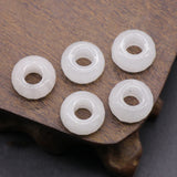 10pcs Yellow Jade Tiger Rose Quartz Aventurine 8*14mm Faceted Roundel Bead