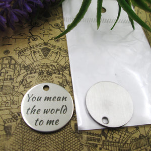 10pcs Stainless Steel Charms for DIY Jewelry Making