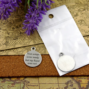10pcs 'Your Wings Were Ready' Charms Pendant