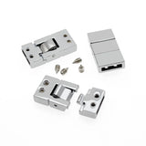 10pcs Zinc Alloy 2 Section Clasp For 8mm Bracelet - DIY Charms Fittings