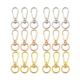 10pcs Zinc Alloy Key Ring Metal Clip Swivel Snap Buckle Hook