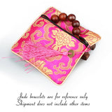 10pcs Silk Jewelry Organizer Pouches Embroidery Flower Bags Coin Purse
