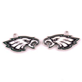 10pcs Football Team Logo Charm Enamel Metal Alloy Single Sided