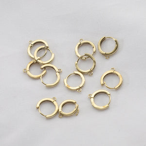 10pcs 13.5x15mm Lever Earring Hooks Wire Base Earrings Hoops Jewelry Making