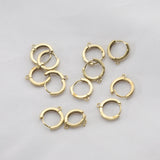 10pcs 13.5x15mm Lever Earring Hooks Wire Base Earrings Hoops Jewelry Making