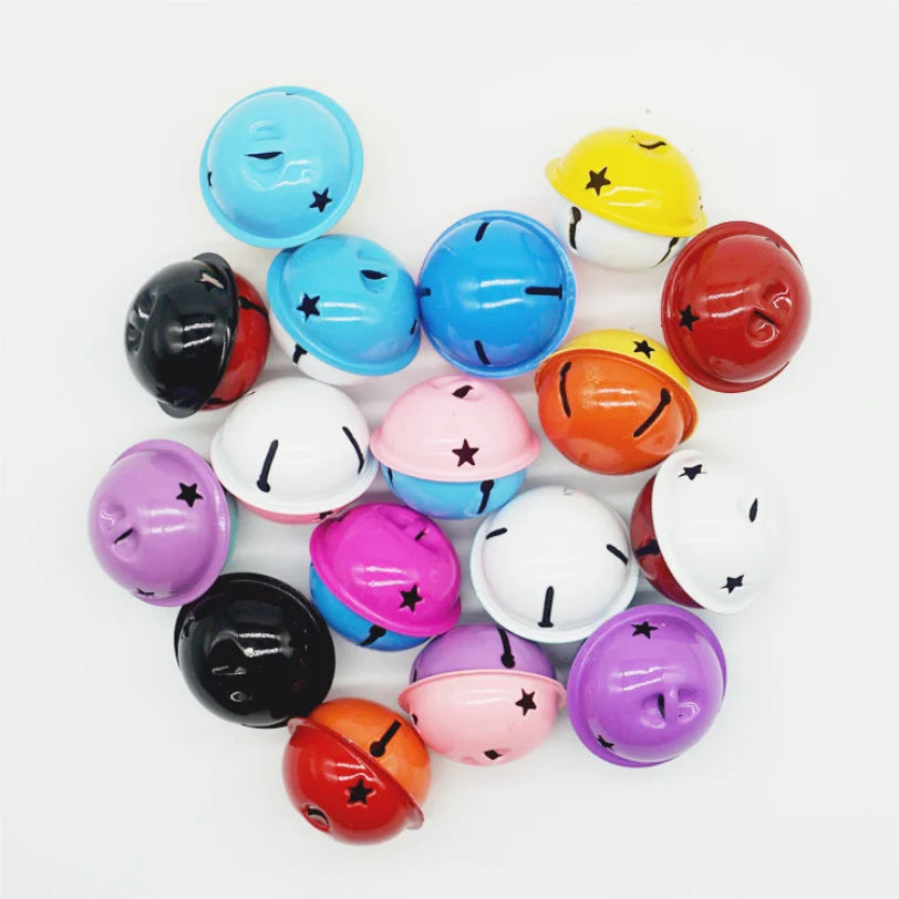 10pcs 40mm Two-color Bells Party Wedding Decoration DIY Bracelet keychain
