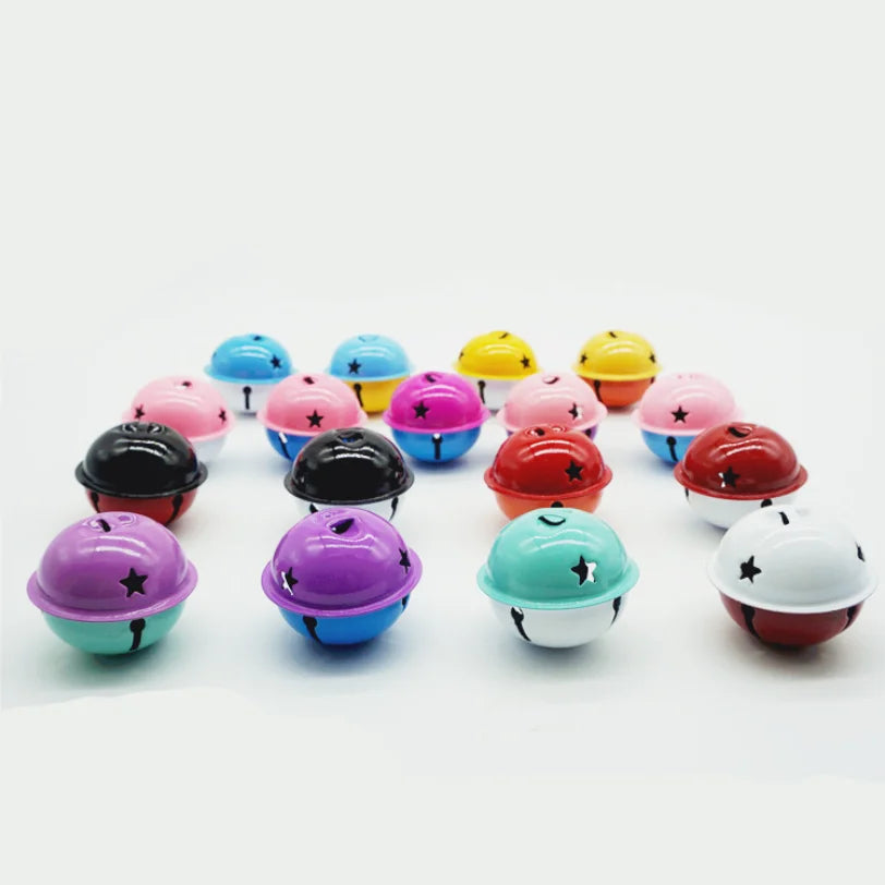 10pcs 40mm Two-color Bells Party Wedding Decoration DIY Bracelet keychain