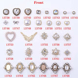 10pcs/bag KC Rhinestones/Pearls Diy Alloy Accessory