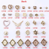 10pcs/bag KC Rhinestones/Pearls Diy Alloy Accessory