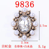 10pcs/bag KC Rhinestones/Pearls Diy Alloy Accessory