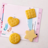 10pcs Simulation Star Love Resin Biscuits Charms DIY Earring Jewelry YZ475