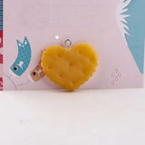 10pcs Simulation Star Love Resin Biscuits Charms DIY Earring Jewelry YZ475