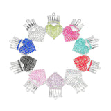 10pcs Crown Heart Charms for DIY Jewelry HT0046-HT0049