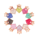 10pcs Crown Heart Charms for DIY Jewelry HT0046-HT0049