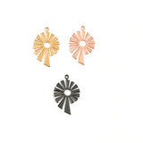 10pcs Multi-Color Sunflower Copper Earrings