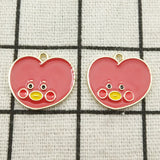 10pcs Enamel Cartoon Charm Jewelry Accessories DIY Finding 16x19mm
