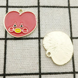 10pcs Enamel Cartoon Charm Jewelry Accessories DIY Finding 16x19mm
