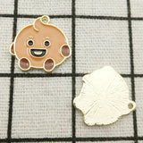 10pcs Enamel Cartoon Charm Jewelry Earring Pendant Bracelet Charms DIY Finding