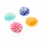10pcs Coral 10~15mm Round Flower Loose Beads for Jewelry Making