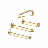10pcs DIY Brooch Pin Base Blank Safety Lock Jewelry Making Findings