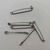 10pcs DIY Brooch Pin Base Blank Safety Lock Jewelry Making Findings
