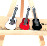 10pcs Guitar Charm for Jewelry Making DIY