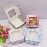 10pc Hot Boxes with Windows for Candy & Cake Sets