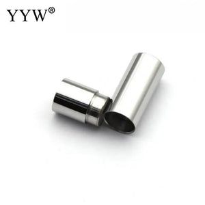 10pcs 7mm Stainless Steel Magnetic Clasp DIY Jewelry Making Lot