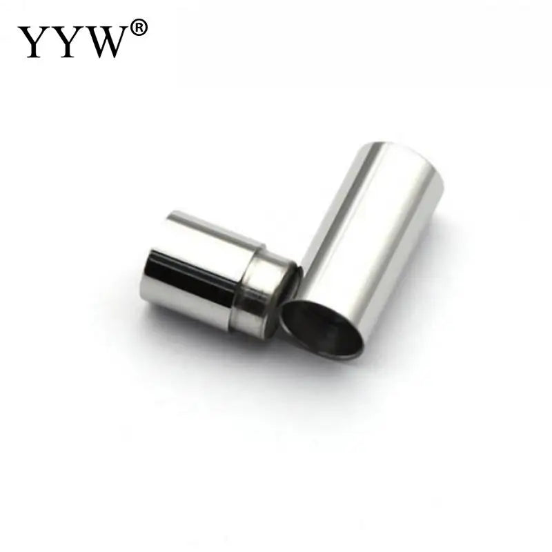 10pcs 7mm Stainless Steel Magnetic Clasp DIY Jewelry Making Lot