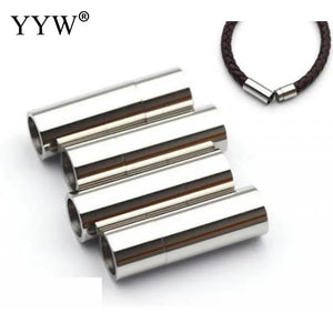 10pcs 7mm Stainless Steel Magnetic Clasp DIY Jewelry Making Lot