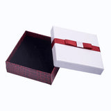 10pcs Cardboard Jewelry Gift Boxes Storage with Bowknot Rectangle