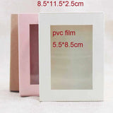 10pcs Kraft/Beige/Pink Jewelry Display Box DIY for Wedding Favors