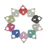10pcs Lock Heart Charms DIY Jewelry Accessories