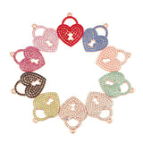 10pcs Lock Heart Charms DIY Jewelry Accessories