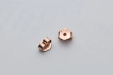 10pcs 925 Silver Earring Back Rose Butterfly Stopper Findings